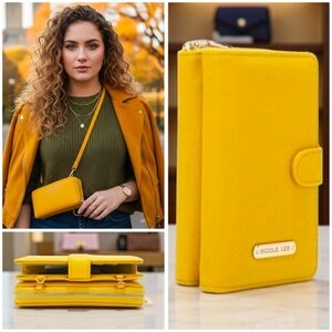 Magnetic 2-in-1 Phone Wallet Clutch | Vegan Leather | Barbiecore Y2K